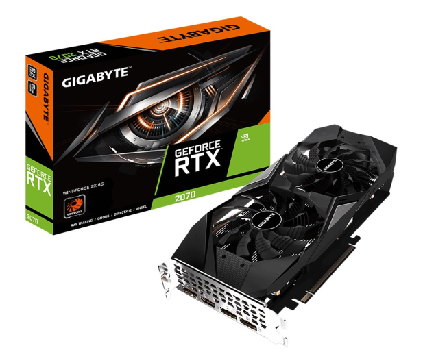 Gigabyte GeForce RTX 2070 WINDFORCE 2X 8GB GDDR6
